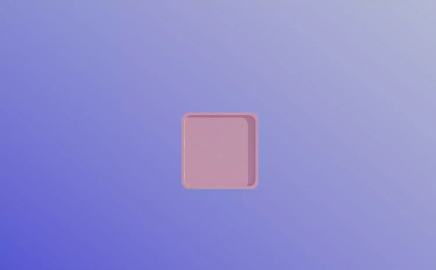 A minimalist visual representing the Information Systems bachelor's study programme at KTU. A pink square on a soft purple background subtly pulses, symbolizing data flows and digital information systems.
